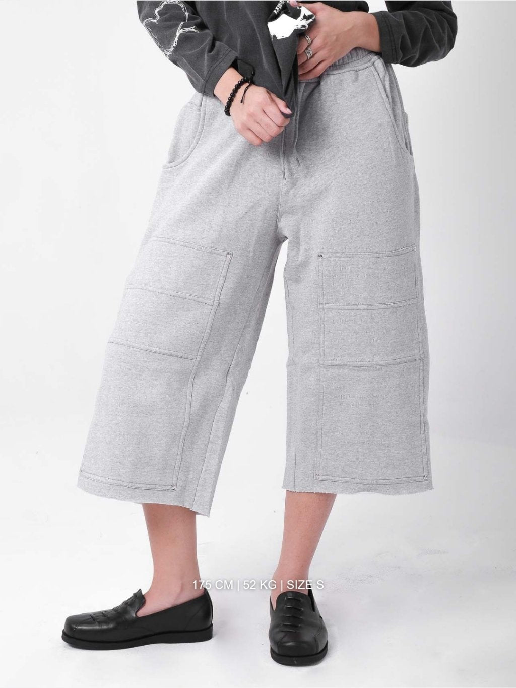 Double Knee Sweatpants Capri