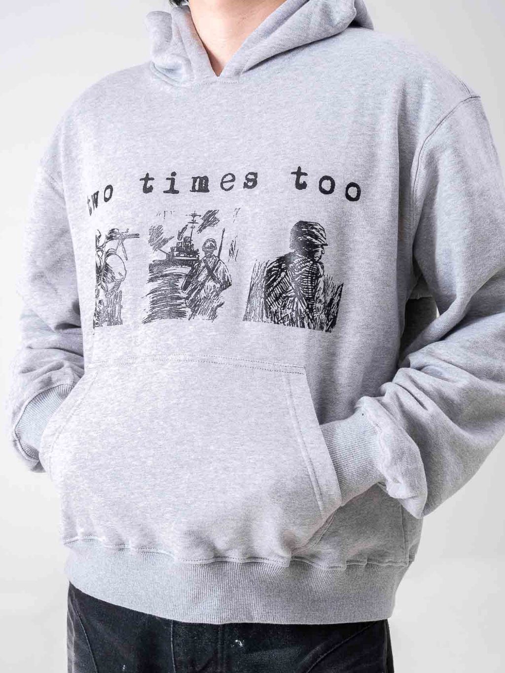 War Hoodie - Light Grey