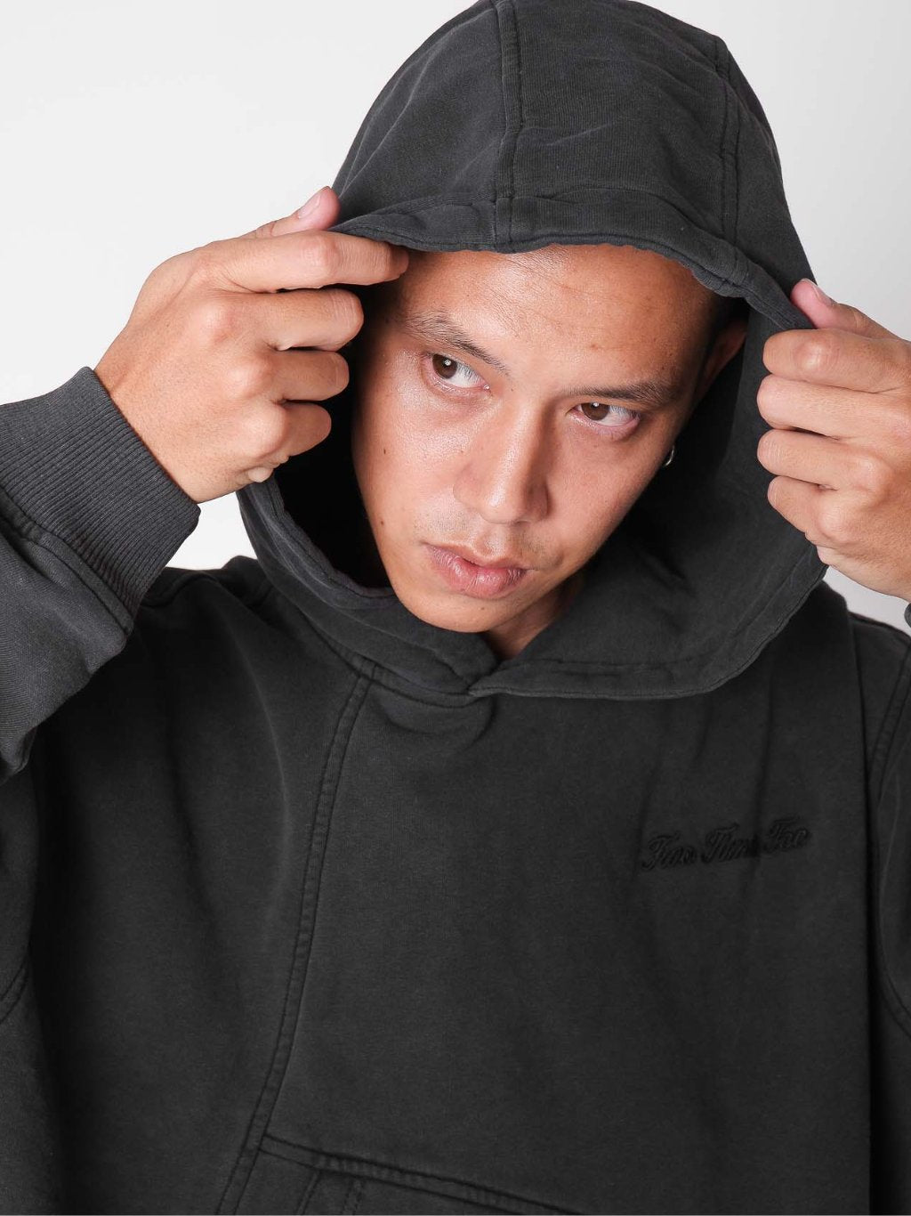 Rift Hoodie Washed - Black
