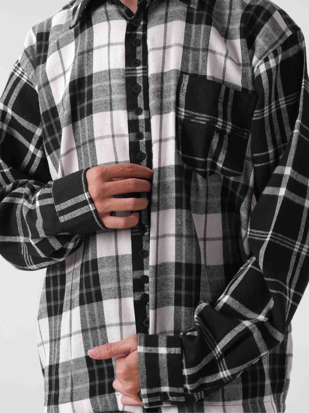 Overlay Plaid Shirt