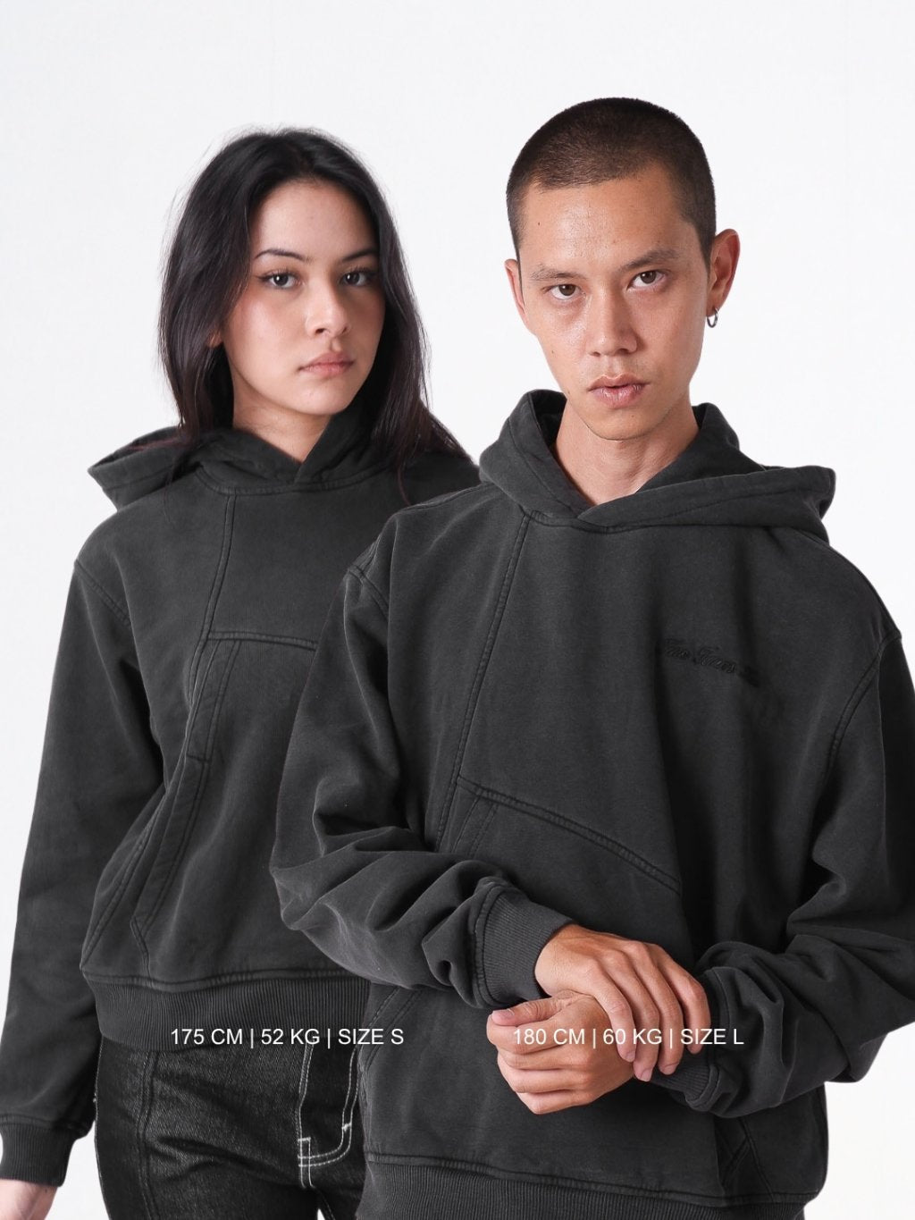 Rift Hoodie Washed - Black