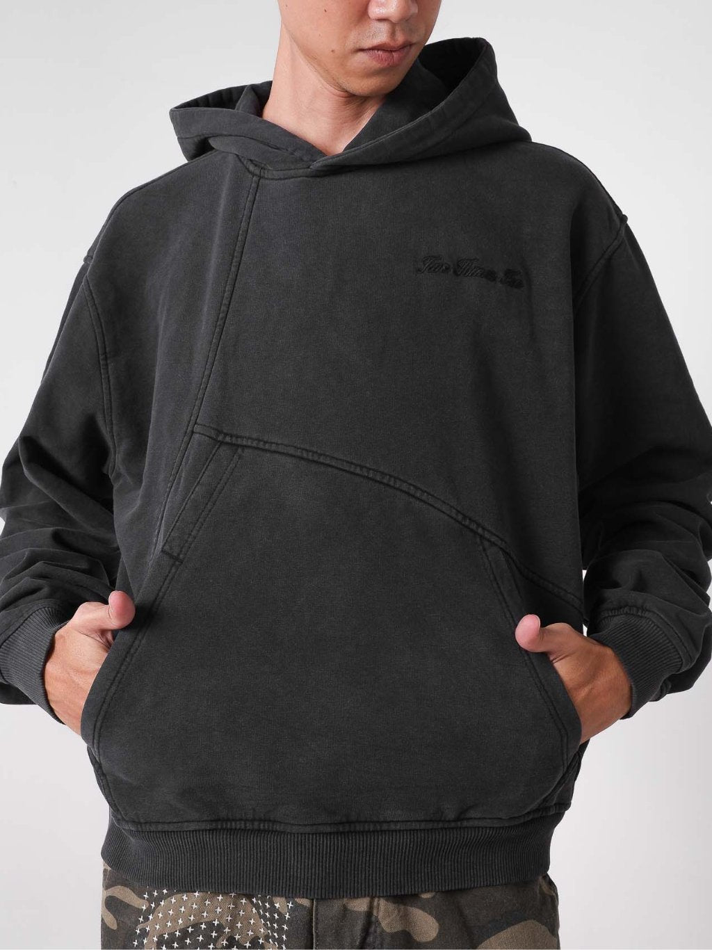 Rift Hoodie Washed - Black