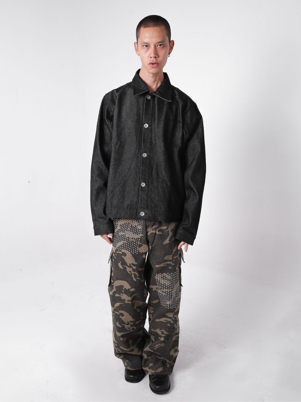 Arc Denim Jacket - Raw Black