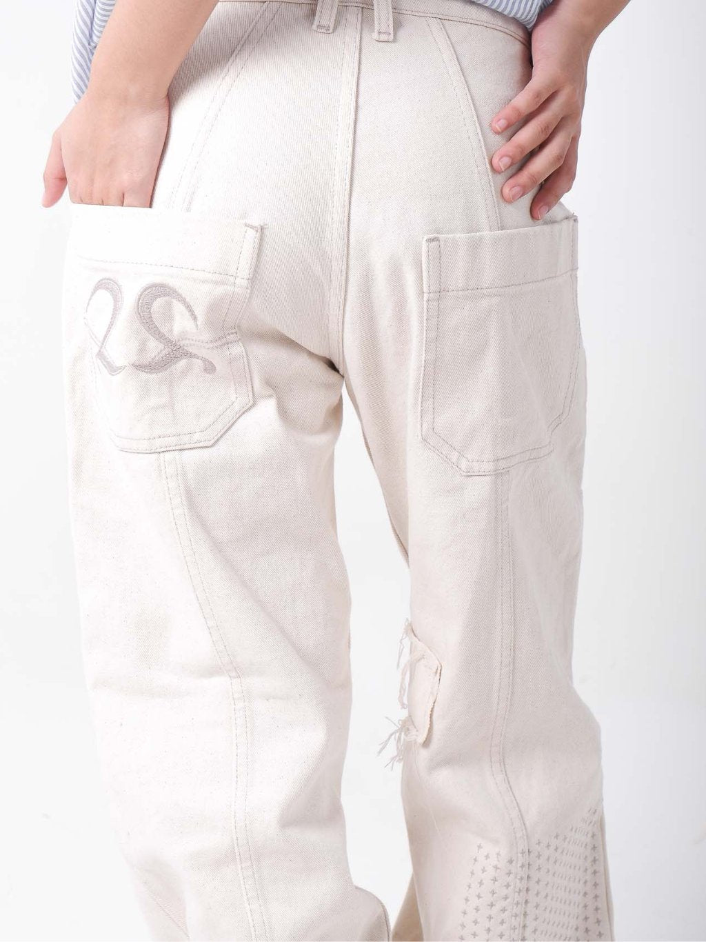 Fieldwork Fatigue Denim Pants - Khaki