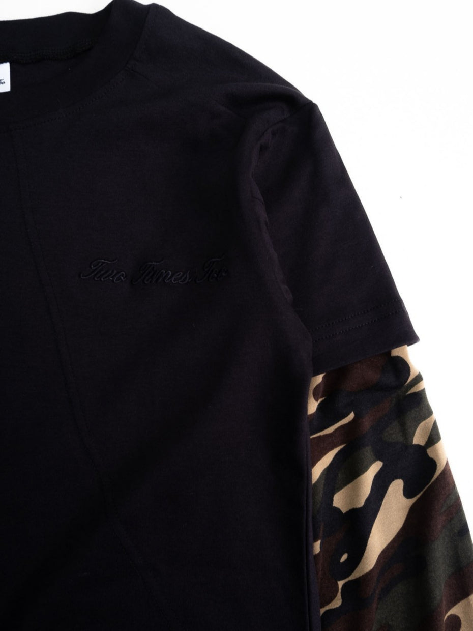 Double Layered Camo Tee
