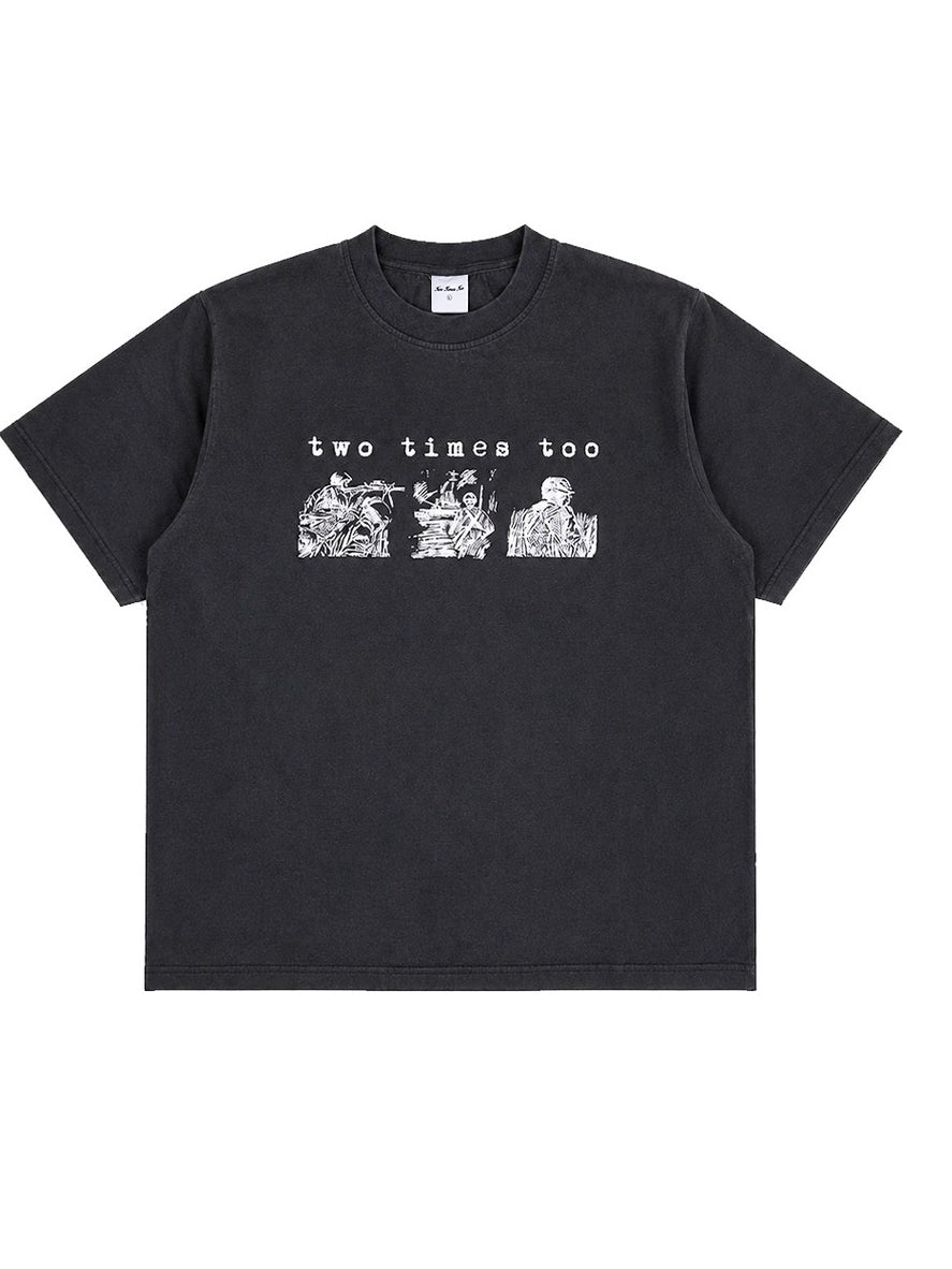 War tee Shortsleeve - Vintage Black