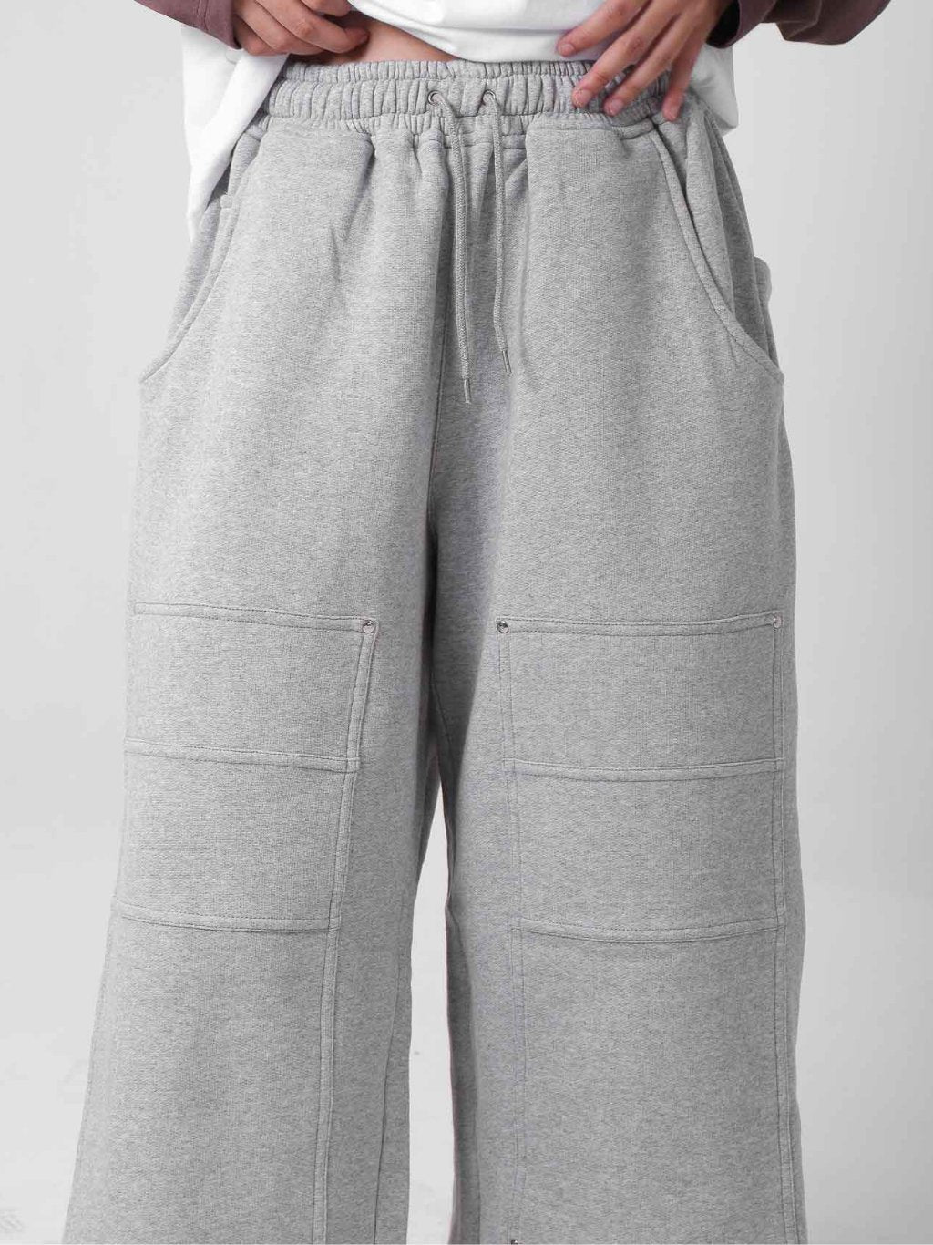 Double Knee Sweatpants Capri