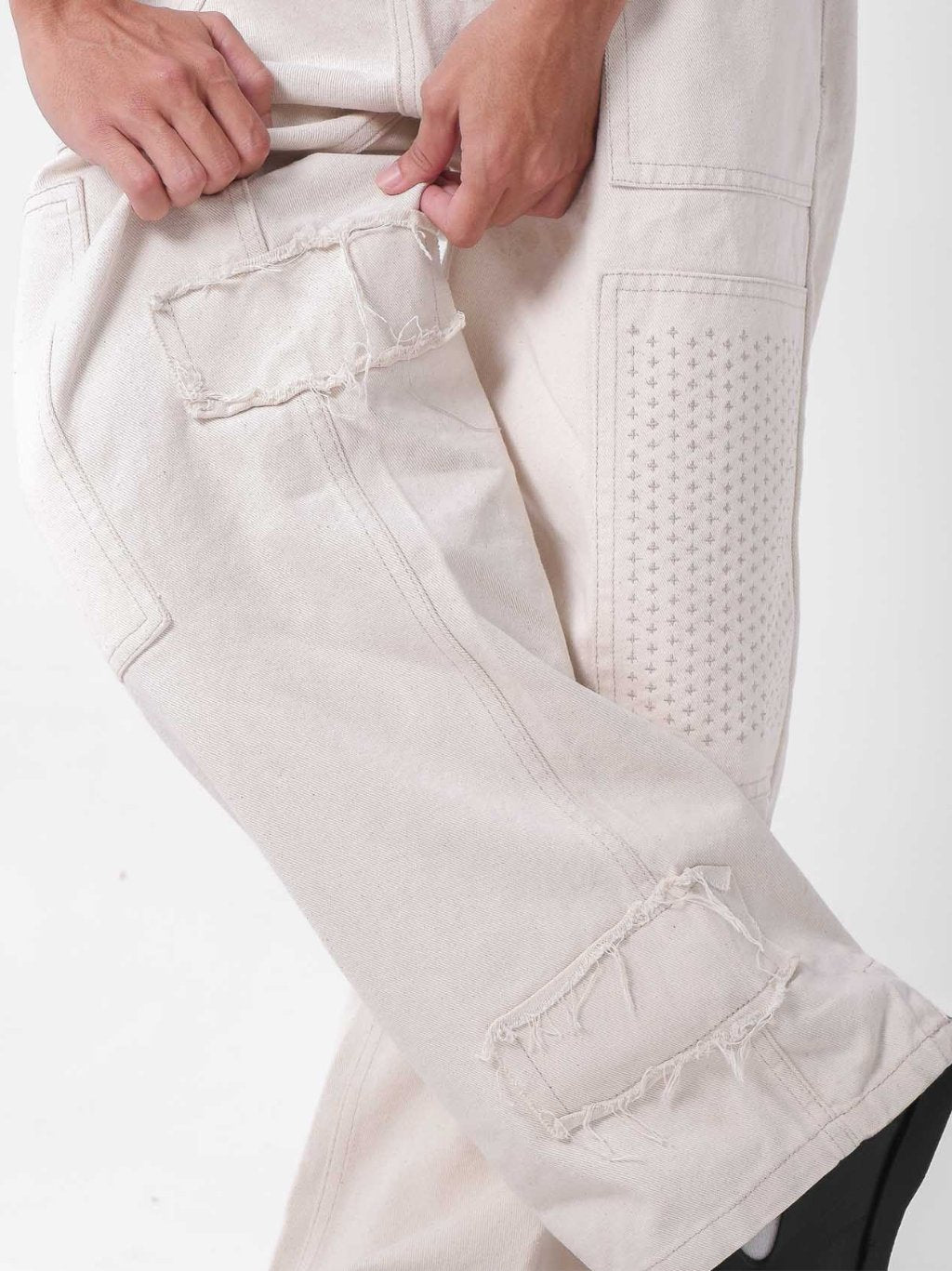 Fieldwork Fatigue Denim Pants - Khaki