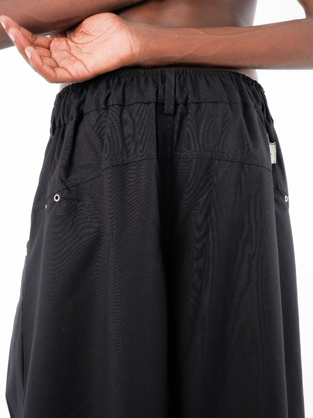 Double Pleated Trousers - Jet Black