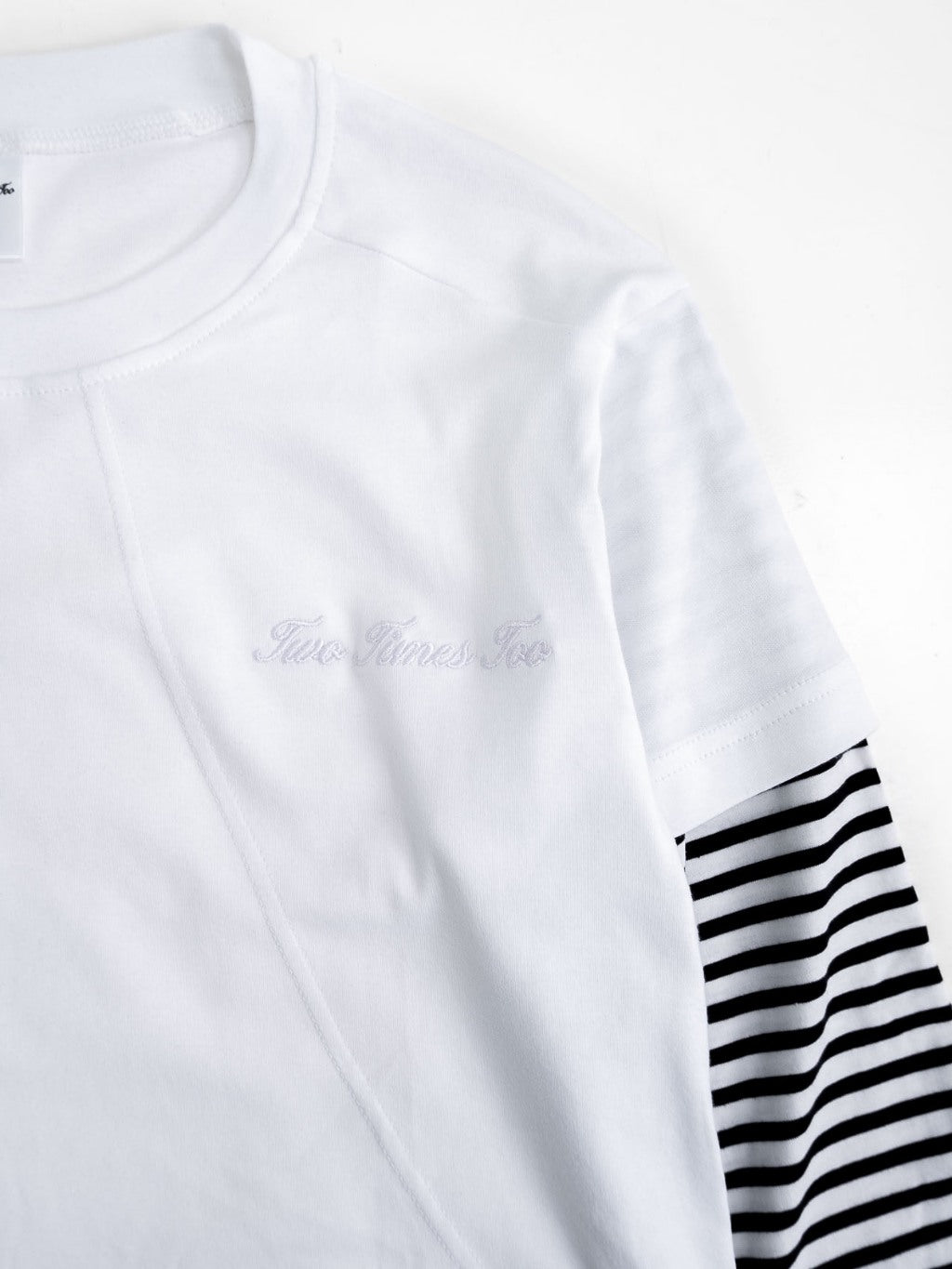 Double Layered Stripe Tee