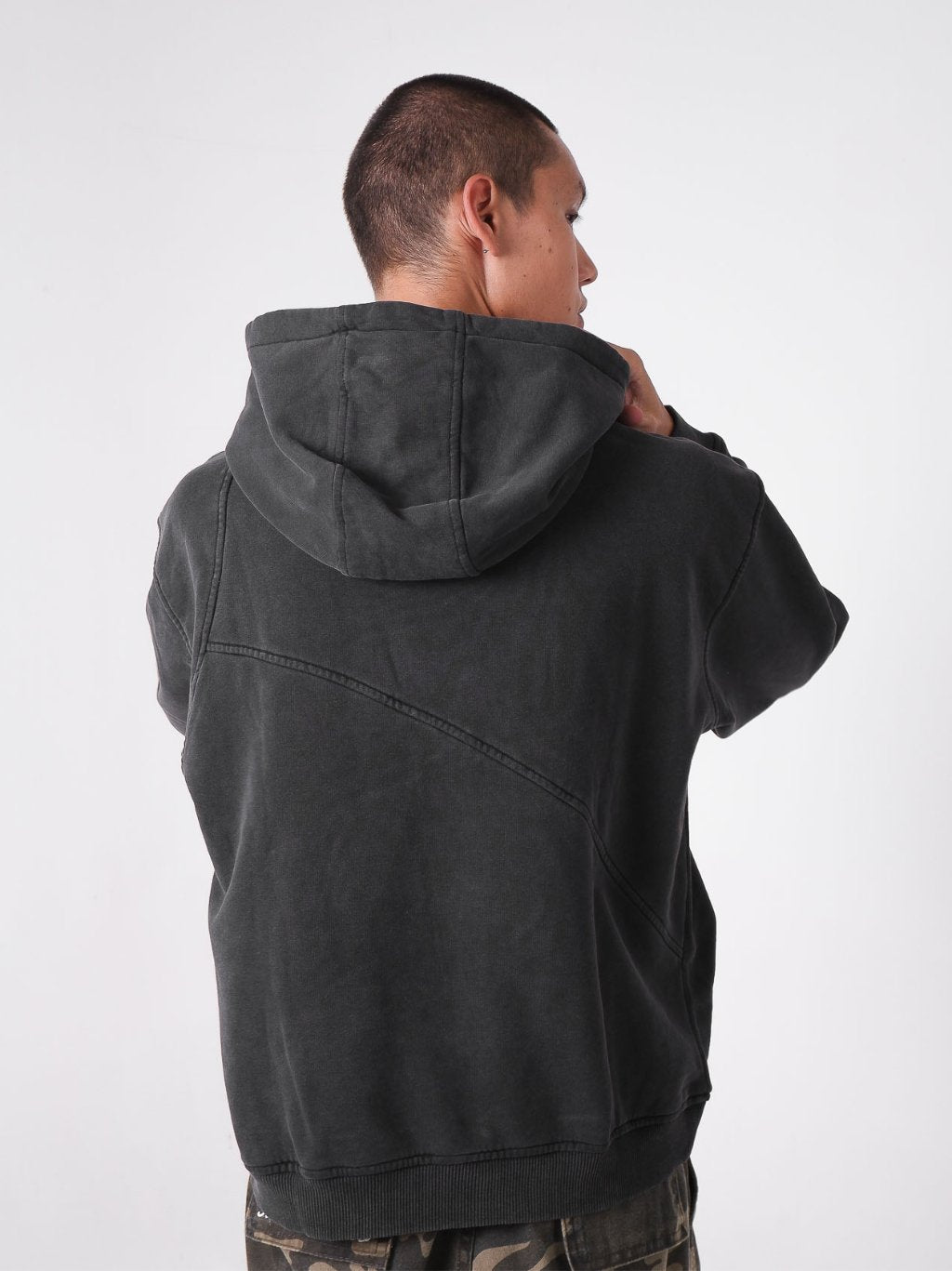 Rift Hoodie Washed - Black
