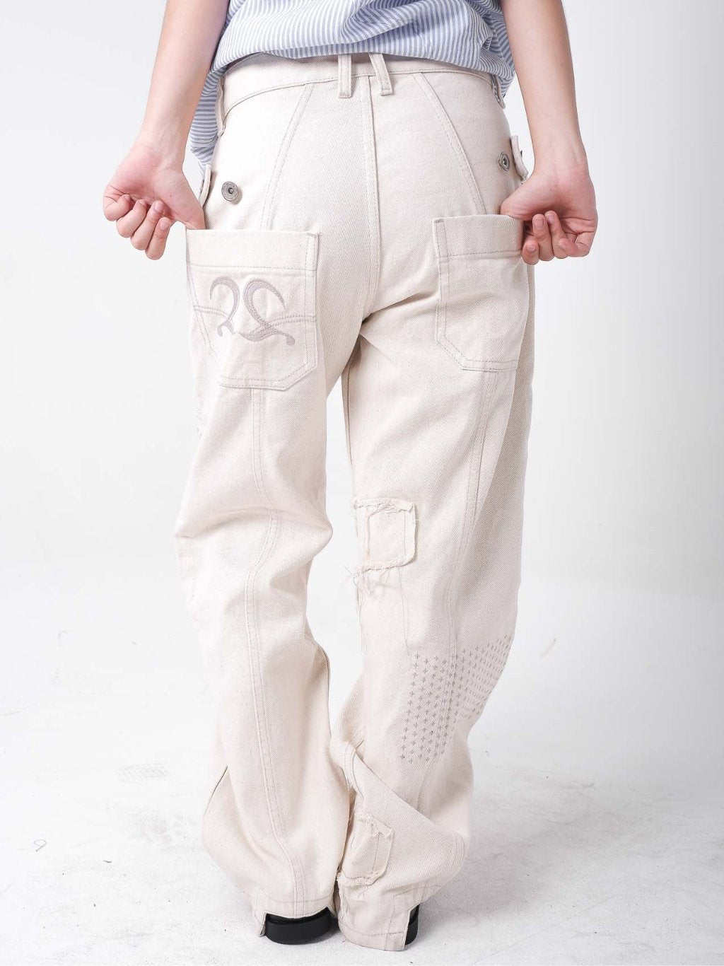 Fieldwork Fatigue Denim Pants - Khaki