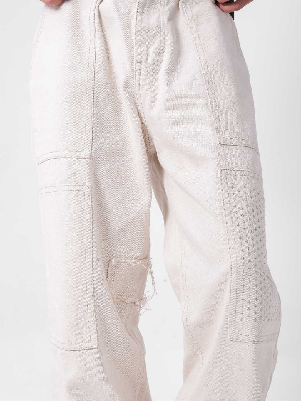 Fieldwork Fatigue Denim Pants - Khaki