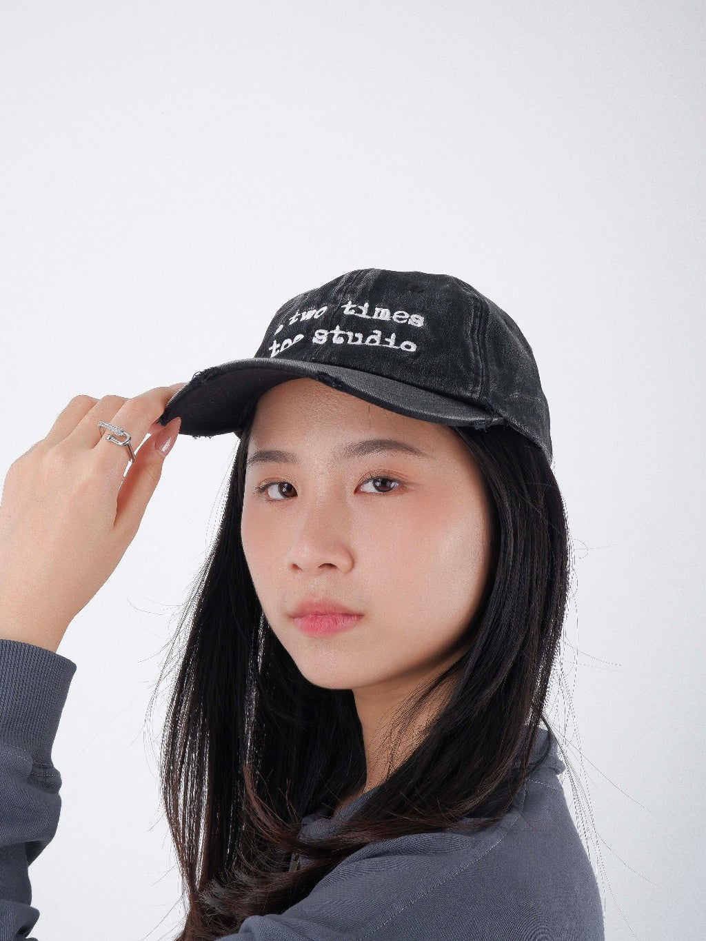 Logo Cap - Aged Black