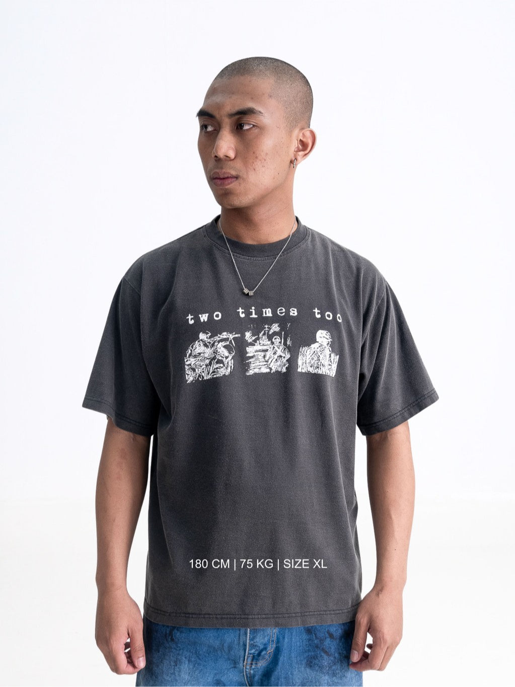 War tee Shortsleeve - Vintage Black