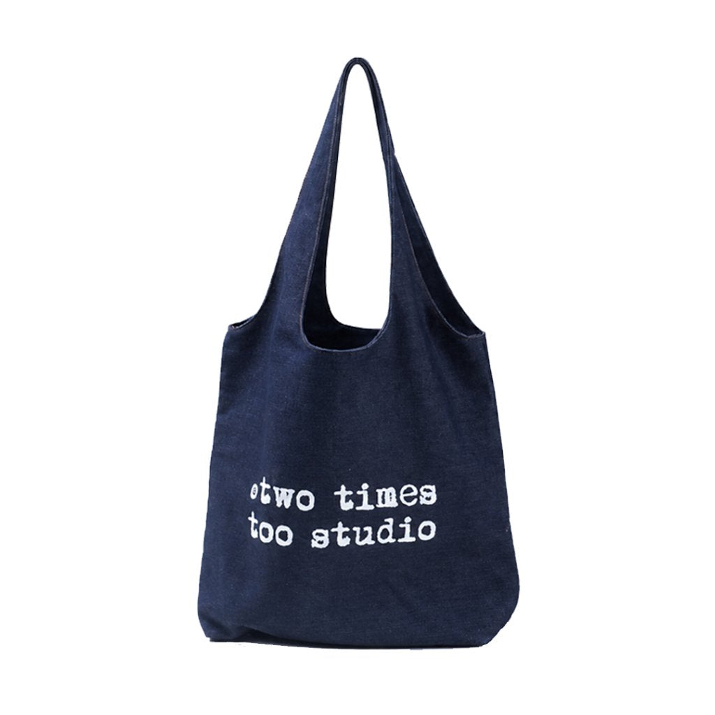 Logo Denim Totes