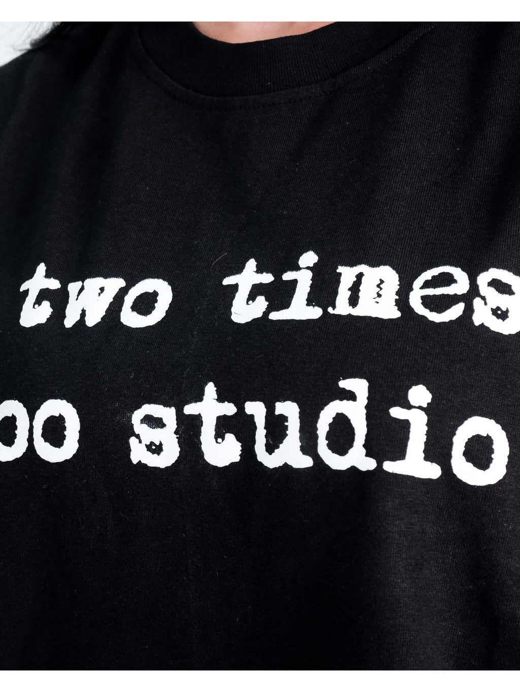 Tanktop Logo Tee - Jet Black / White