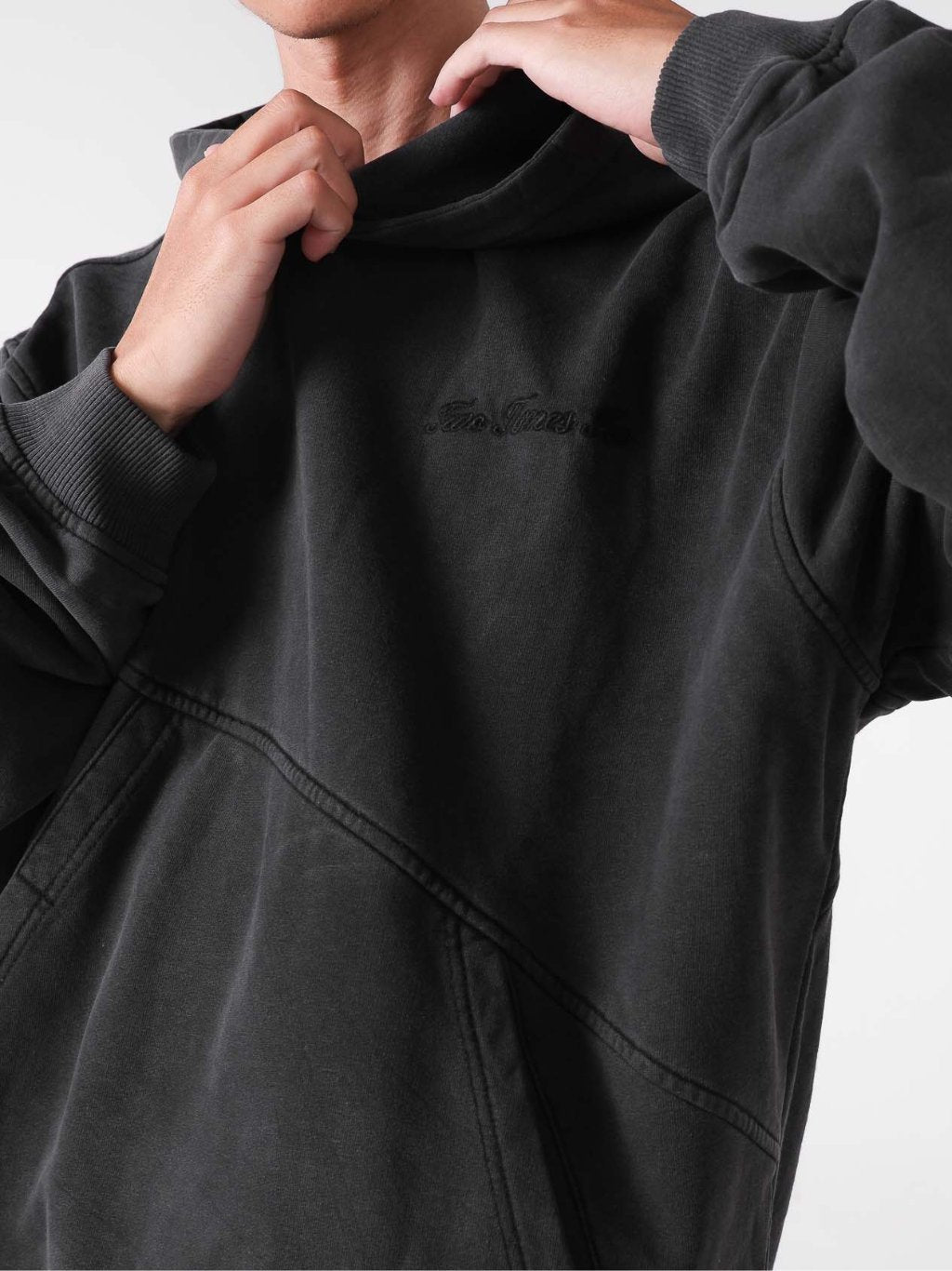 Rift Hoodie Washed - Black