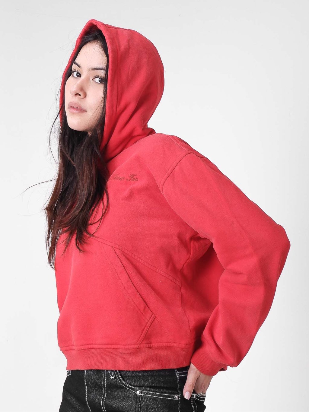 Rift Hoodie Washed - Red