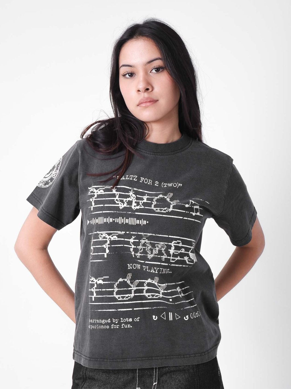 2TIMESTOO Waltz For Two Tee - Black