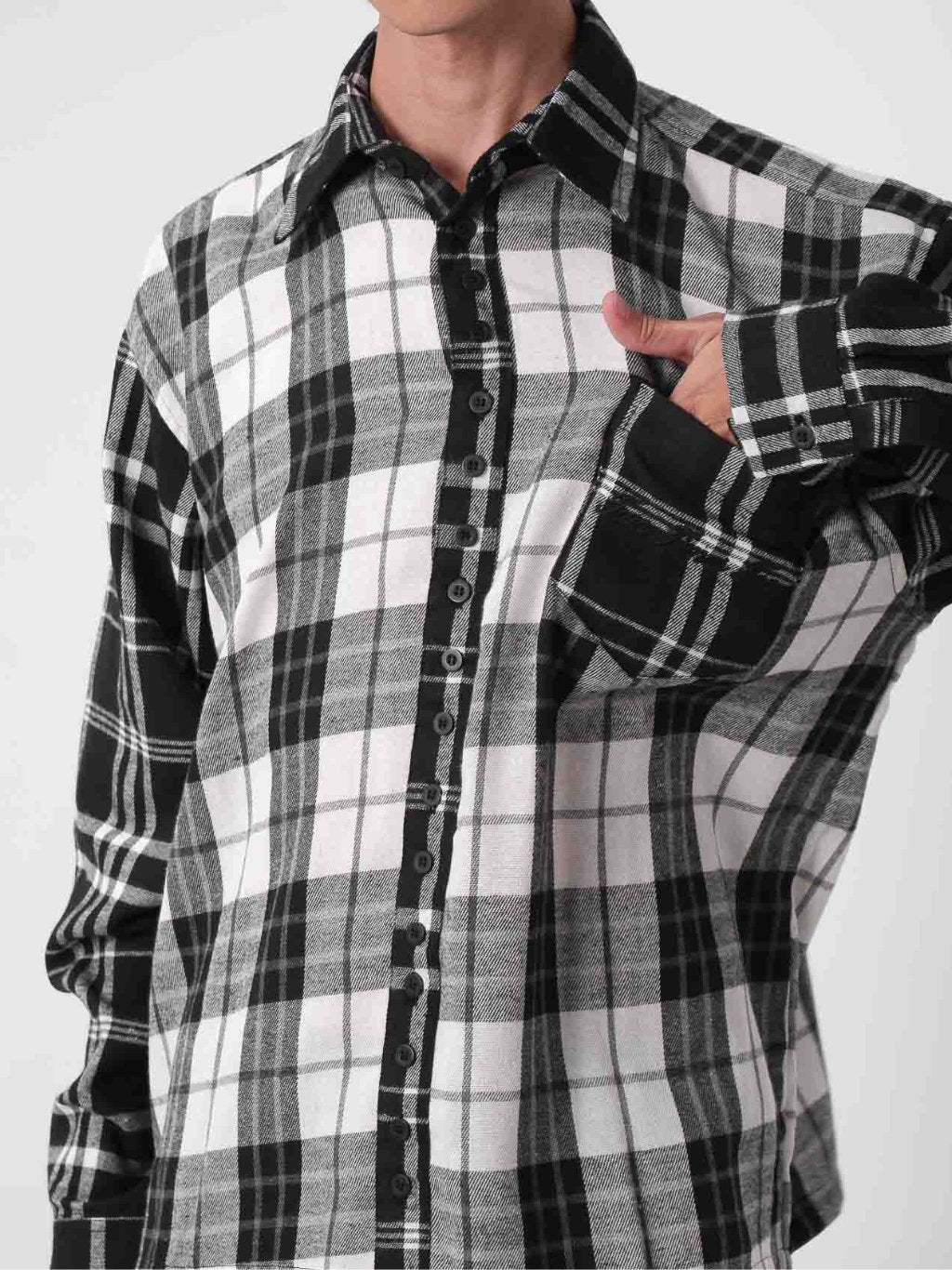 Overlay Plaid Shirt