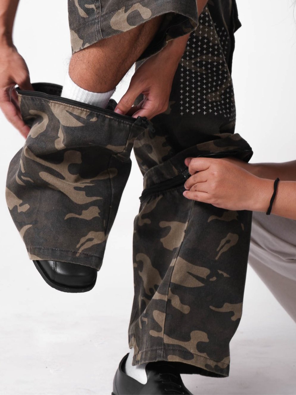 Capri Camo Cargo Pants