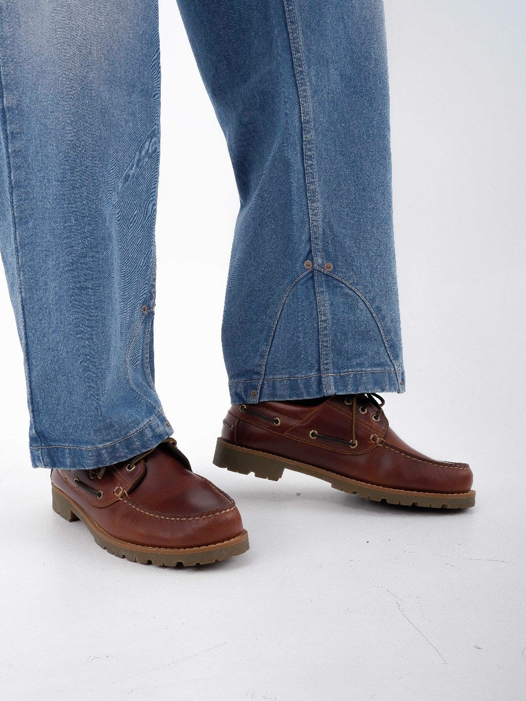 Splattered Cowboy Denim - Washed Blue