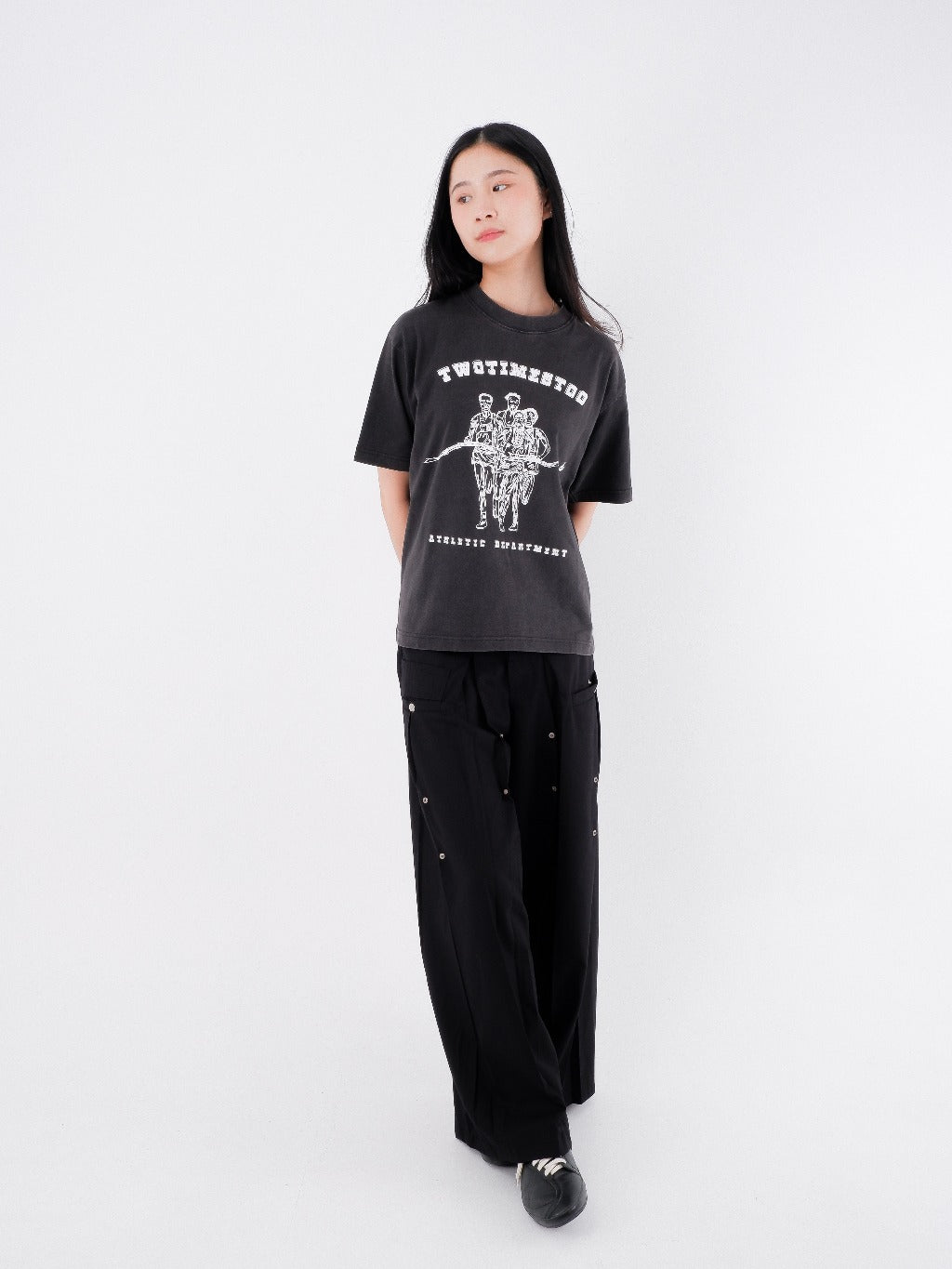 Marathon Tee - Aged Black