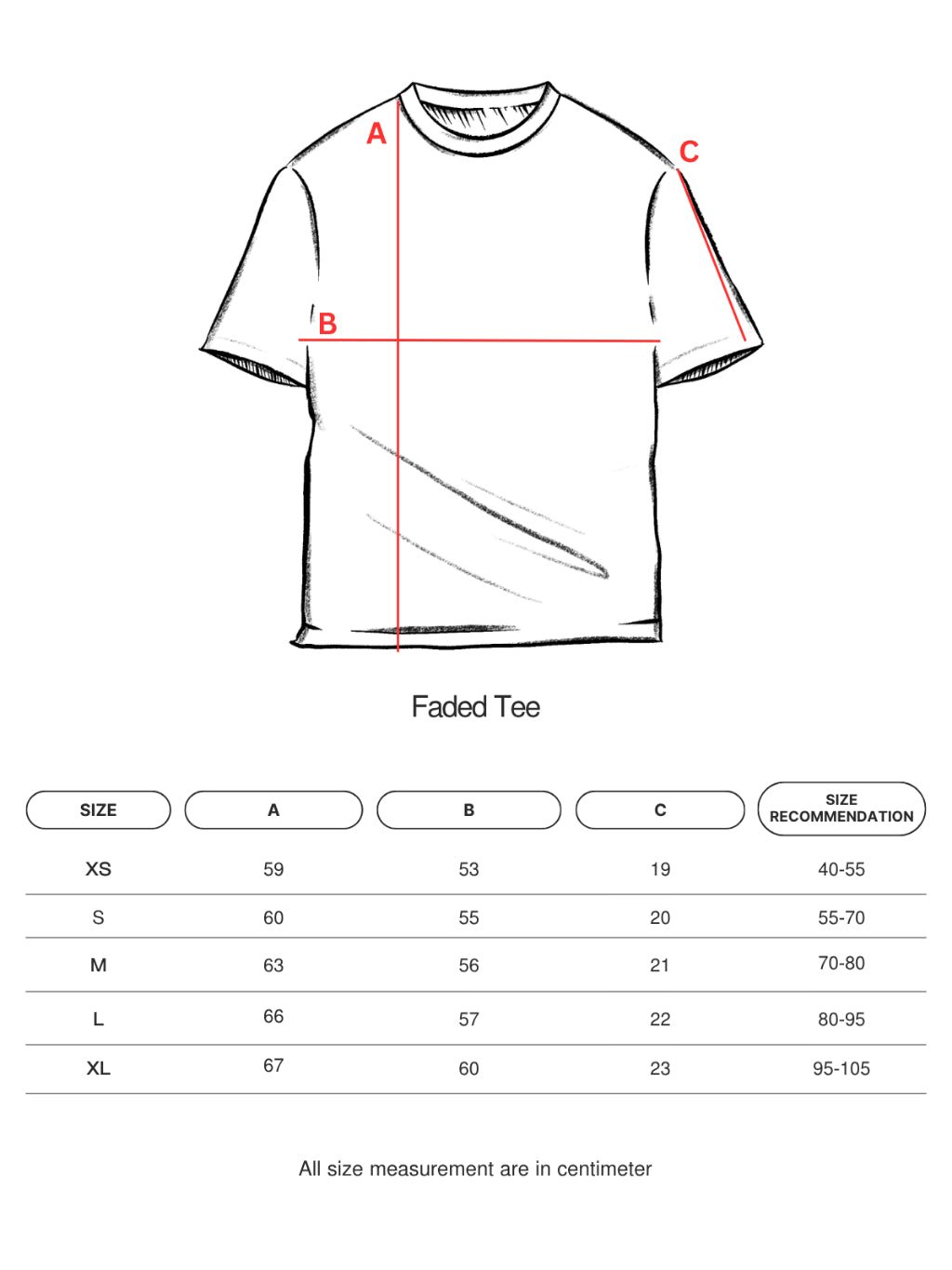 2TIMESTOO Faded Tee - Black