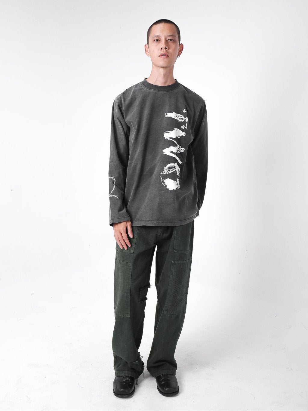 Erode Longsleeve - Washed Black