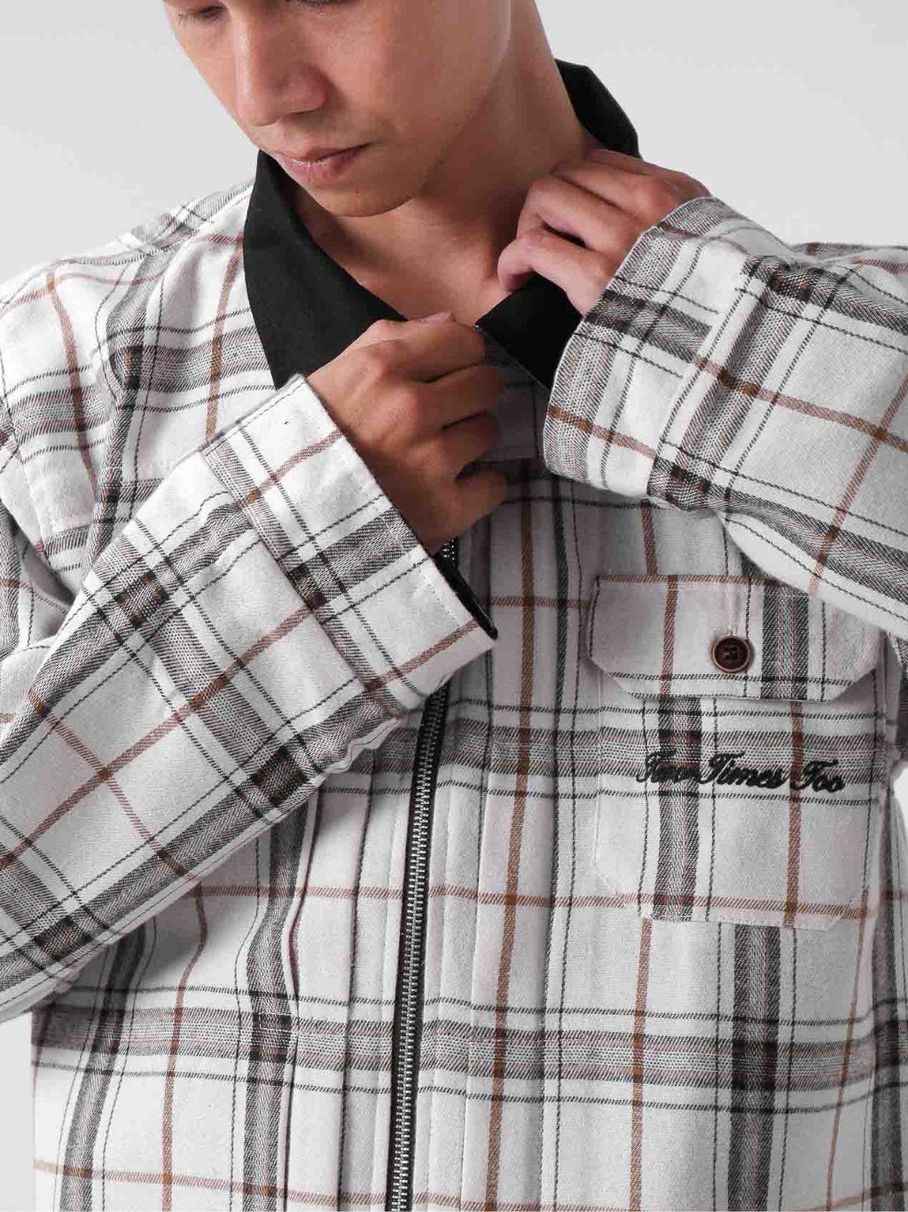 Reversible Type 1 Jacket Plaid/Black