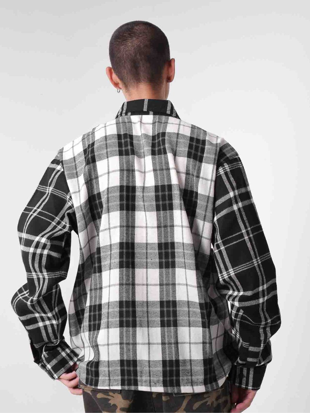 Overlay Plaid Shirt