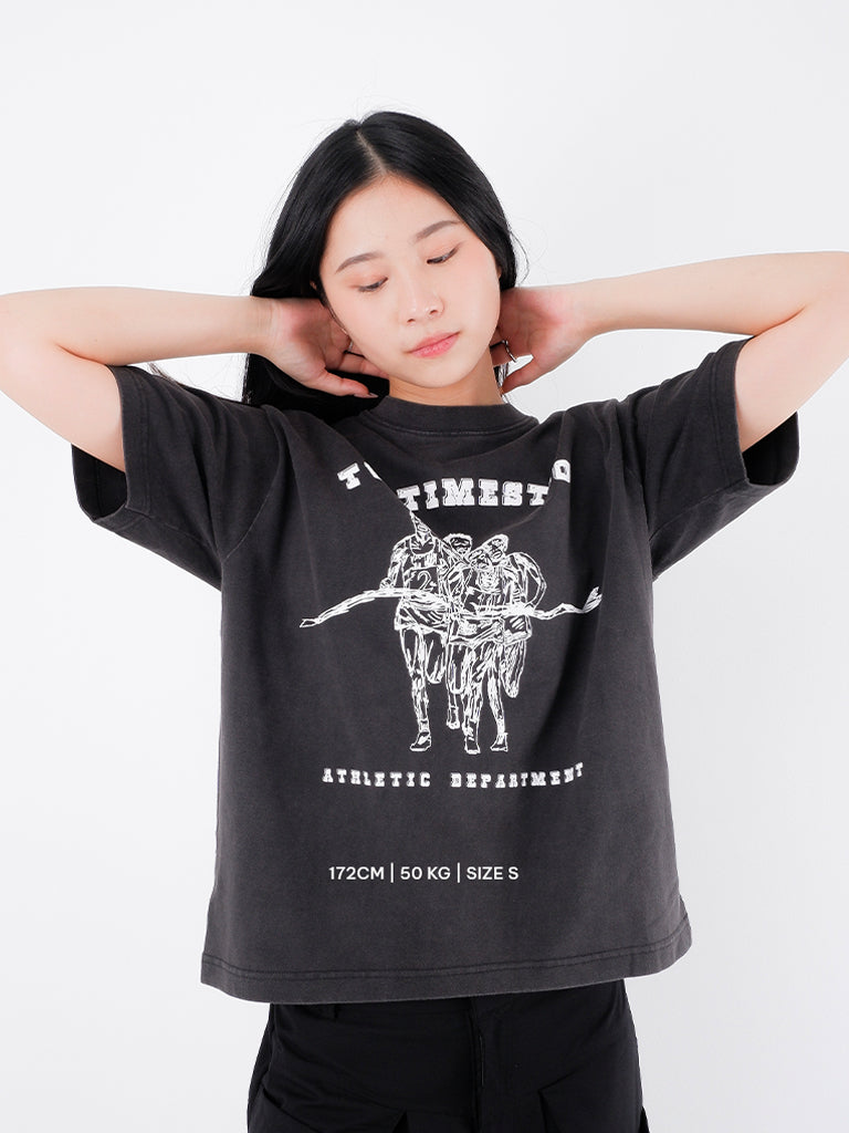 Marathon Tee - Aged Black