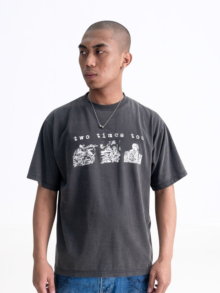 War tee Shortsleeve - Vintage Black