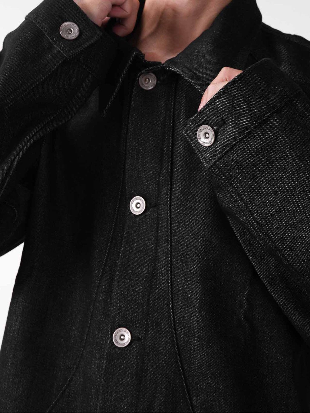 Arc Denim Jacket - Raw Black