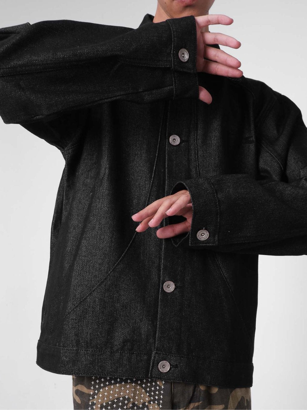 Arc Denim Jacket - Raw Black