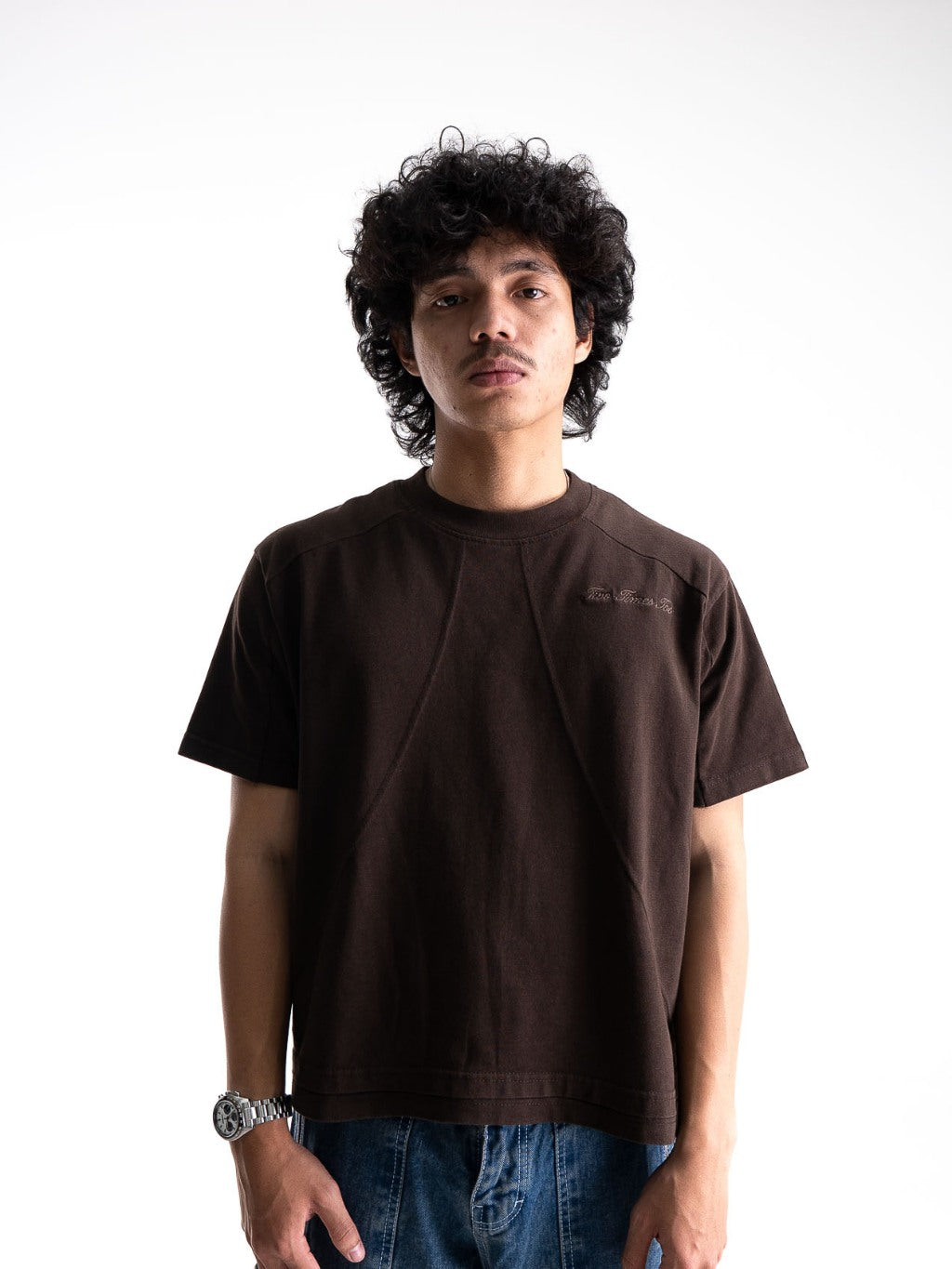 Boxy Daily Tee - Brown