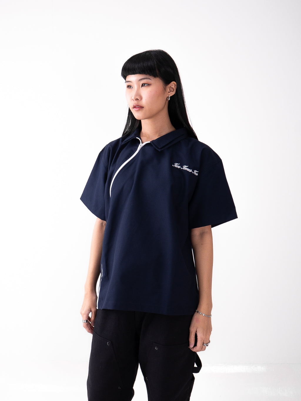 Asymmetrical Workshirt - Navy