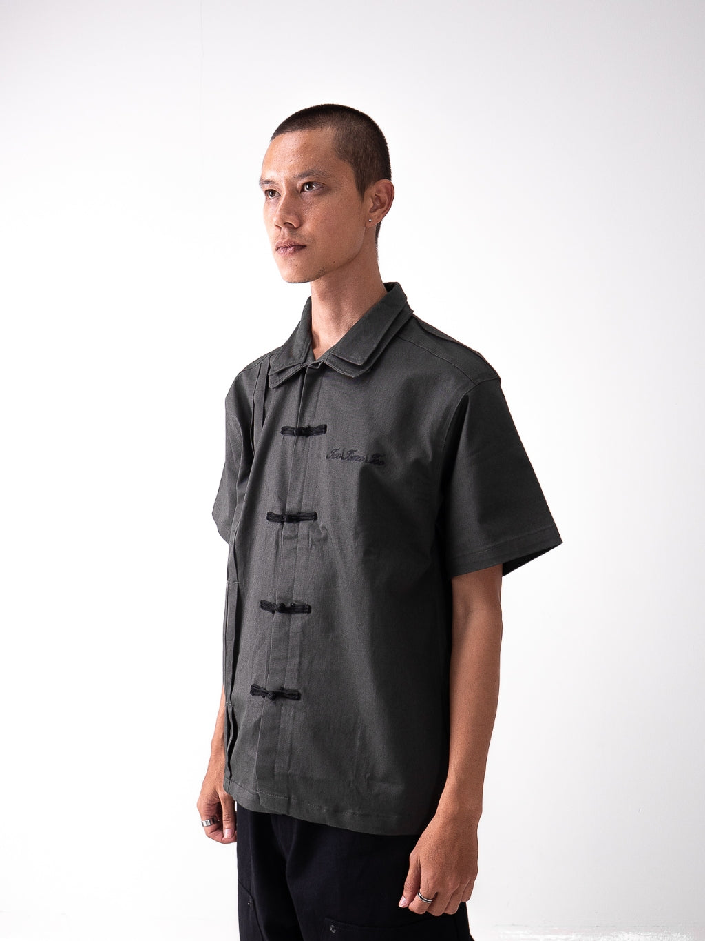 Chinese Shirt - Dark Grey