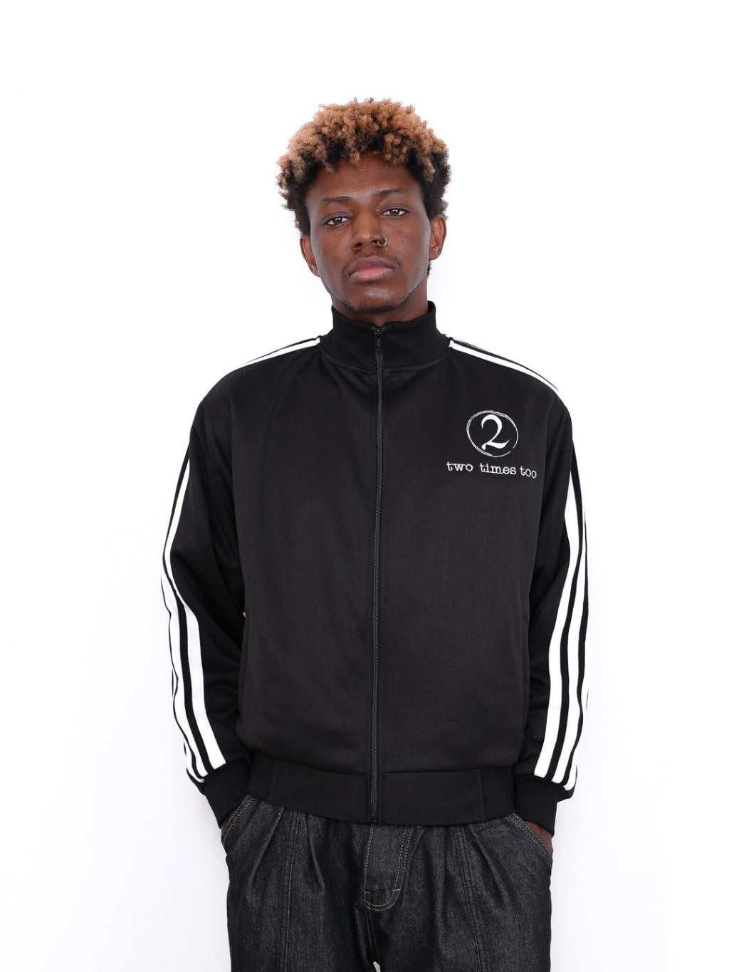 Track Jacket - Black and White