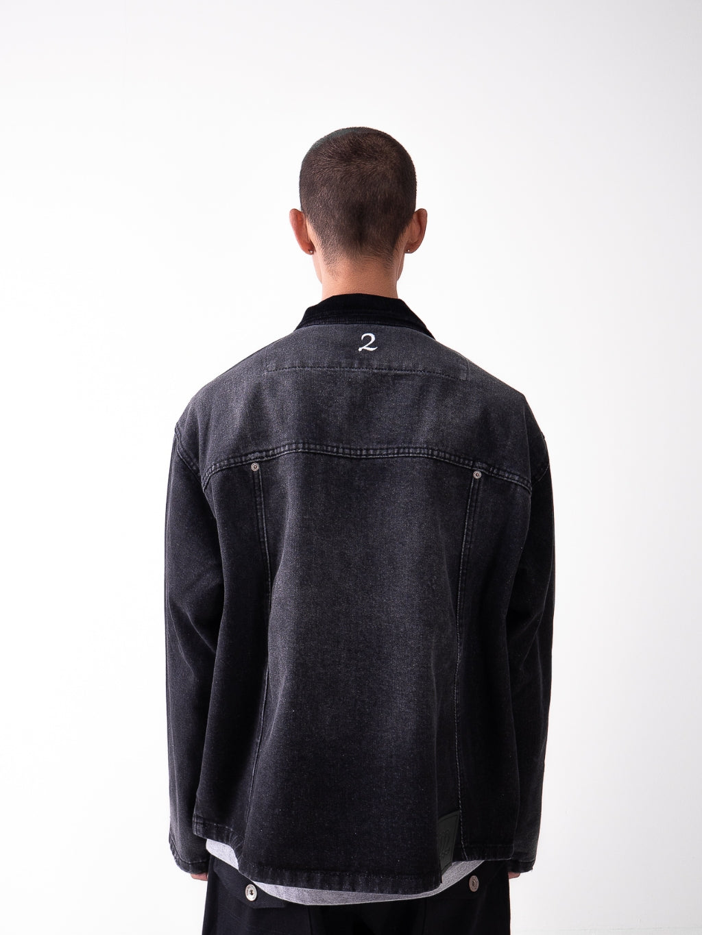 Four Pockets Denim Jacket - Vintage Black