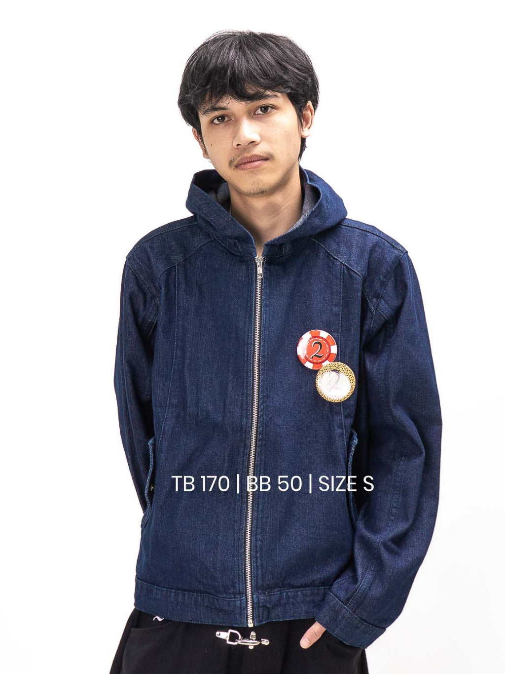 Denim Active Jacket - Raw Blue