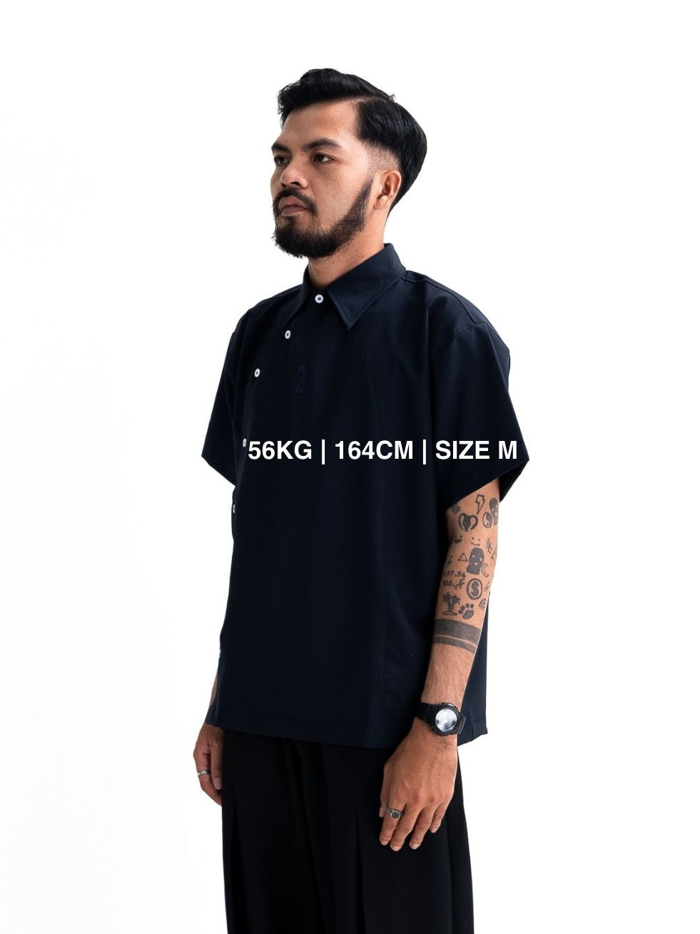 Asymmetrical Crinkle Shirt