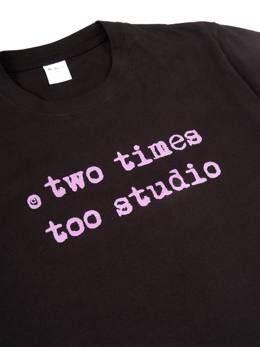 Logo Tee - Chocolate/Pink