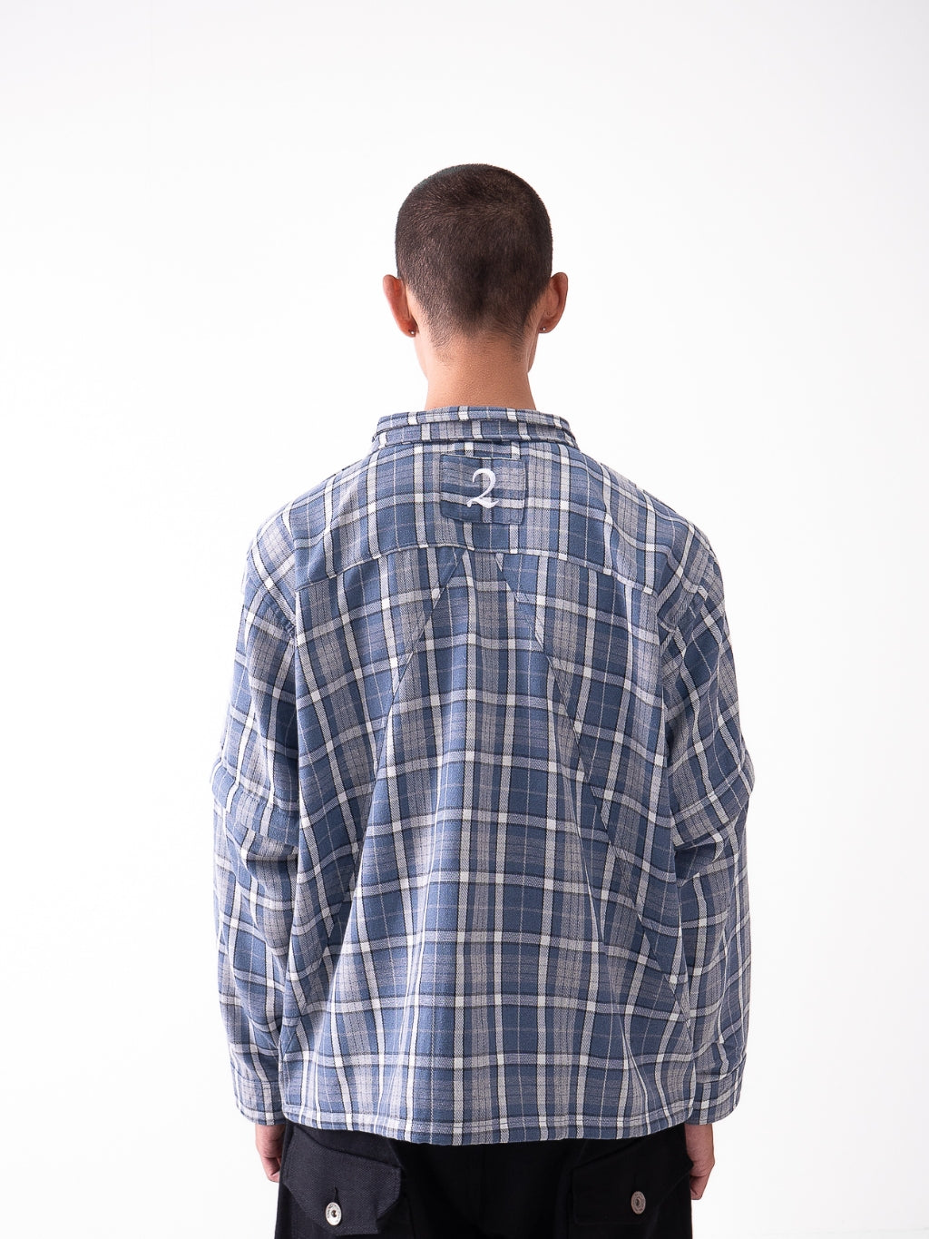 Detachable Multi Button Flannel - Aqua