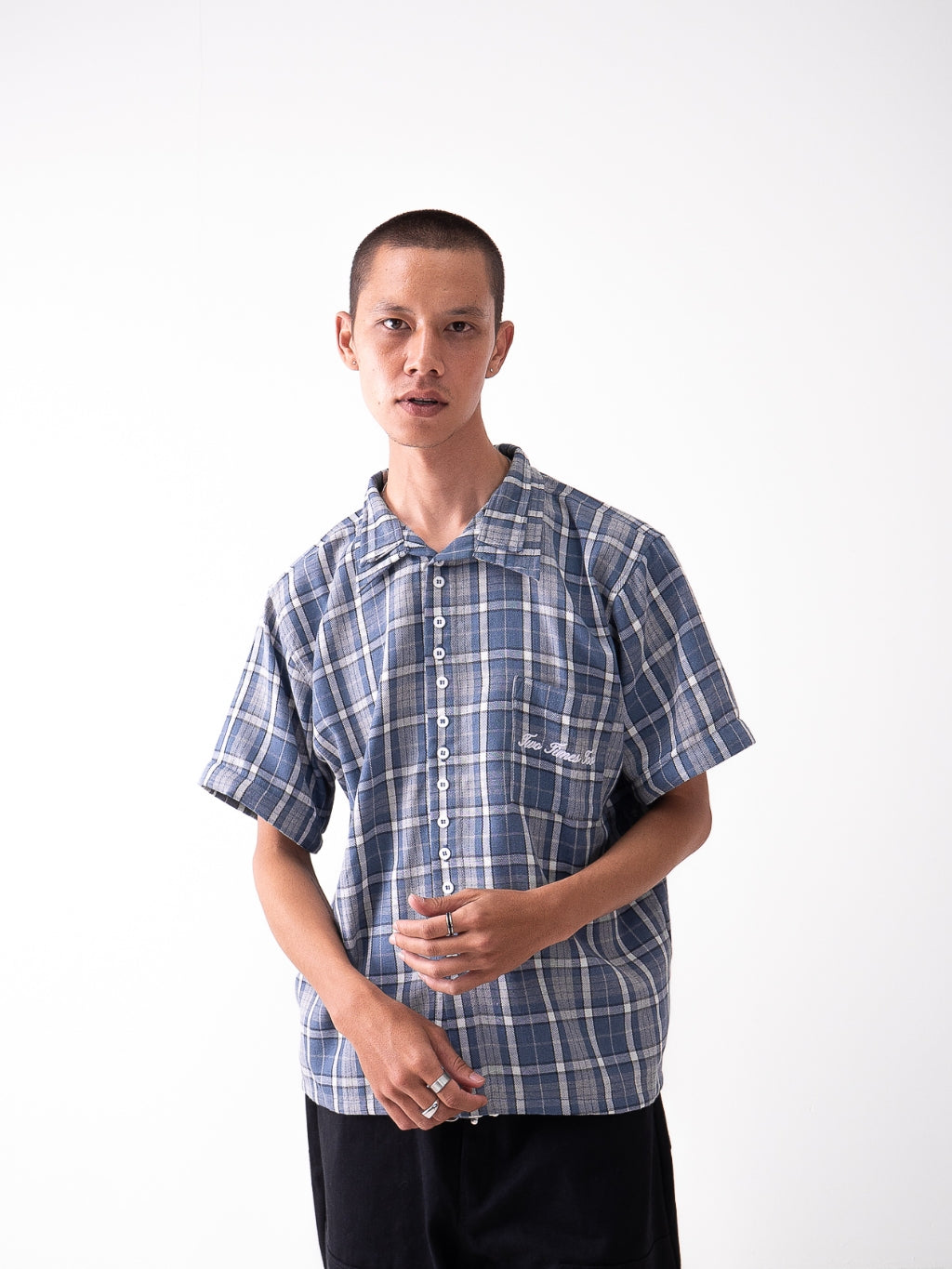 Detachable Multi Button Flannel - Aqua