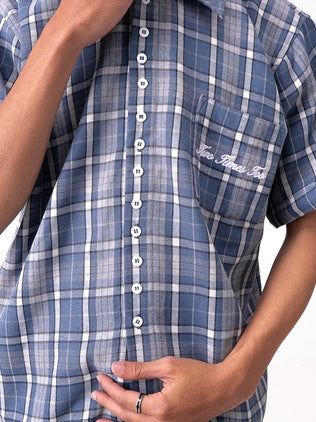 Detachable Multi Button Flannel - Aqua