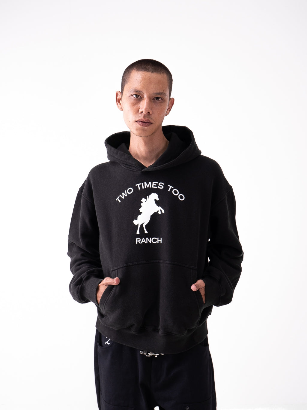 Distressed Ranch Hoodie