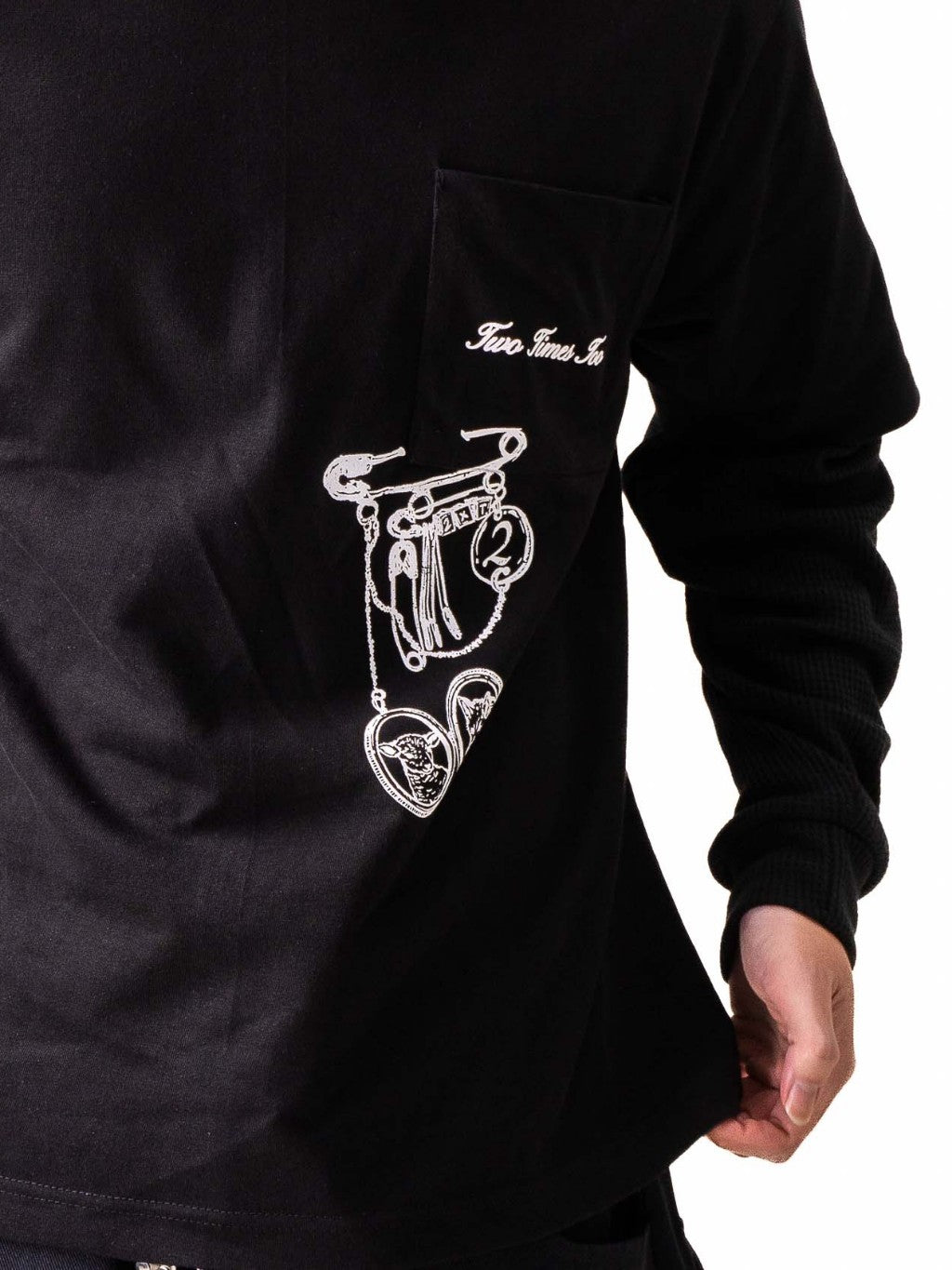 Double Layered Waffle Longsleeve - Pin