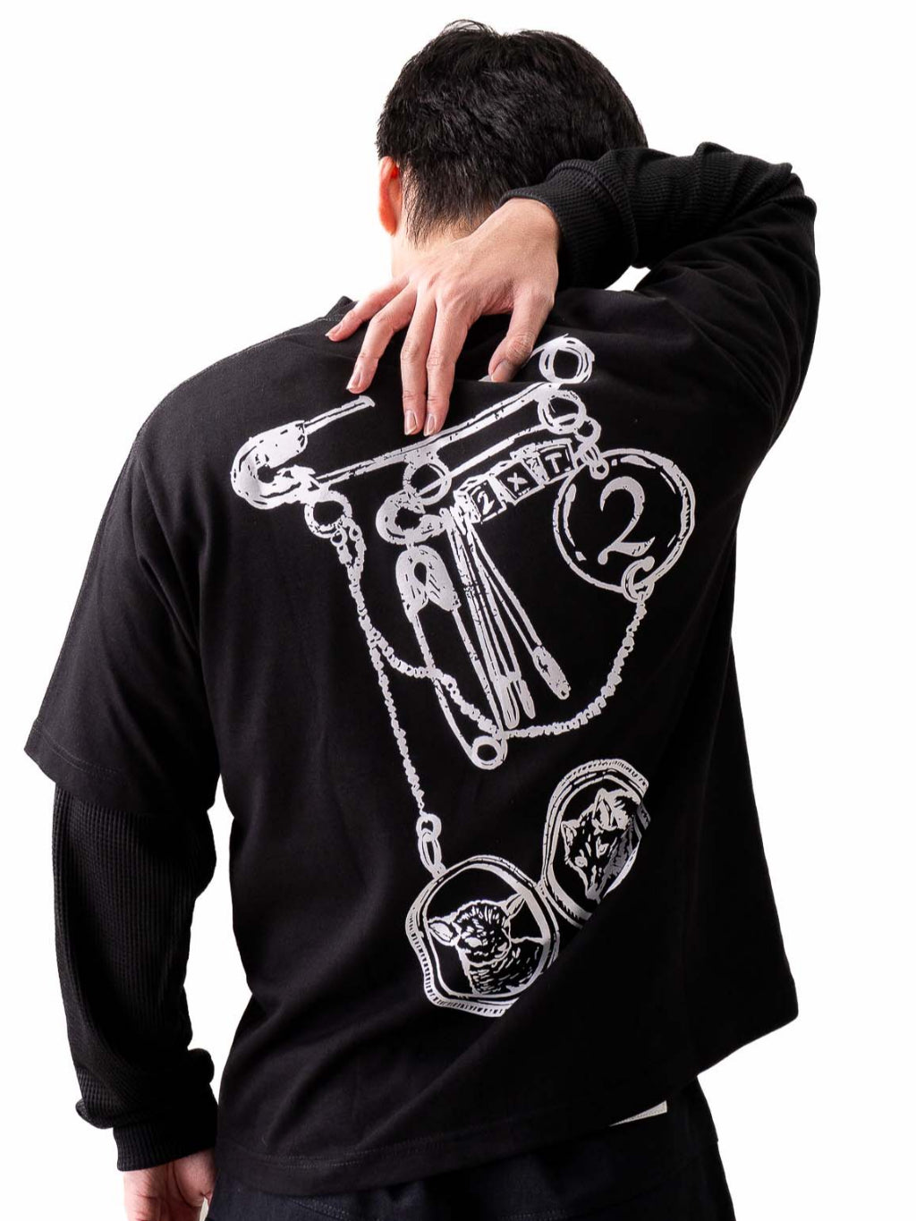 Double Layered Waffle Longsleeve - Pin